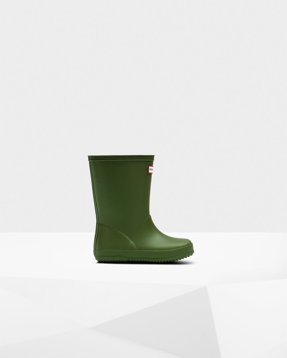 Bottes de Pluie Hunter Original First Classic Enfant Vert QZGRKBS-47